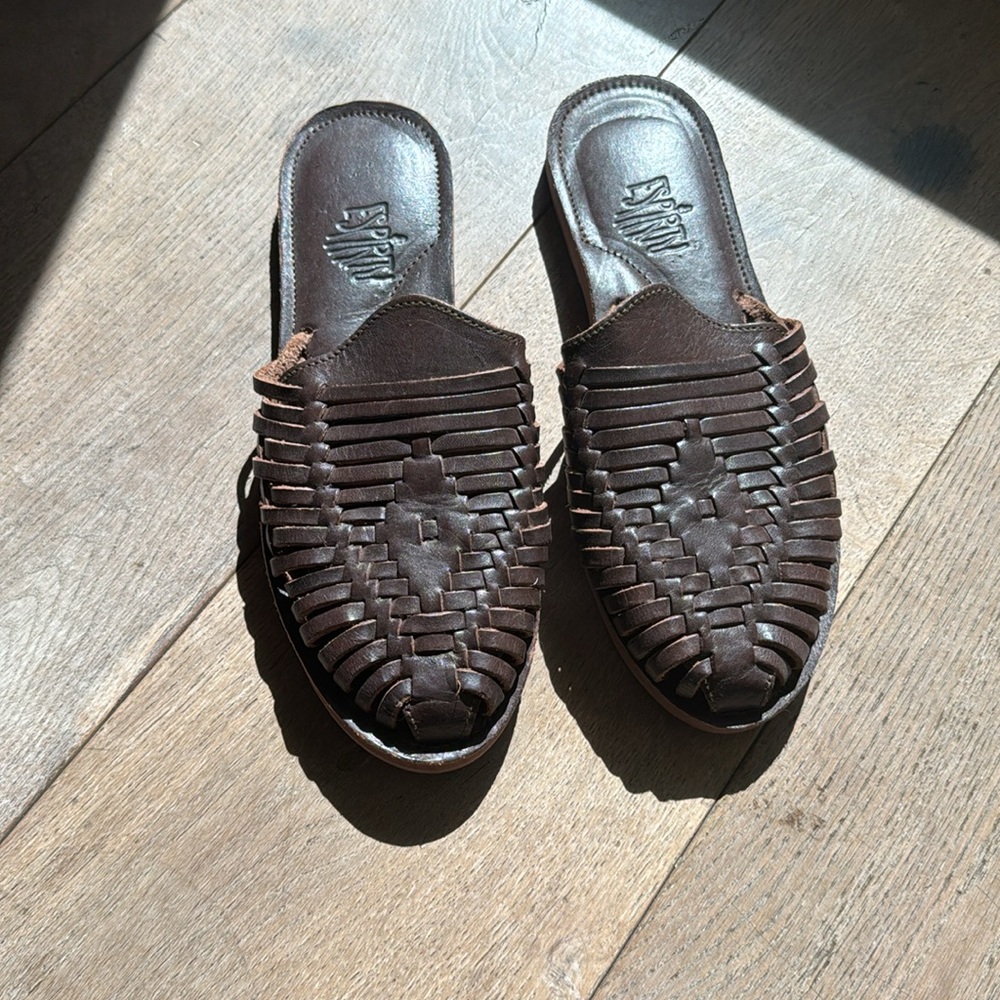 Espititu Mexican leather huaraches